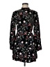 A.L.C. Print Black Casual Dress Size 6 - photo 1