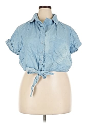 Unique Vintage Short Sleeve Blouse (view 1)