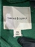 Thread & Supply 100% Polyester Green Jacket Size XS - photo 6