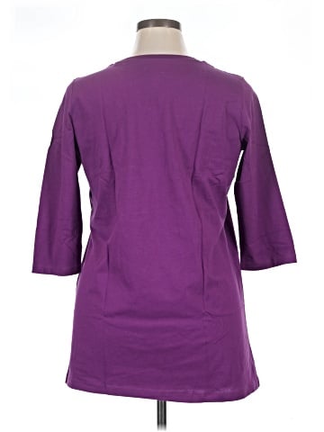 Woman Within 3/4 Sleeve T-Shirt (view 2)