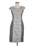 Kay Unger Graphic Gray Cocktail Dress Size 6 - photo 1