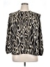 Who What Wear 100% Polyester Black Long Sleeve Blouse Size XL - photo 1