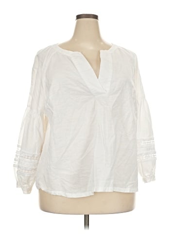Who What Wear 3/4 Sleeve Blouse (view 1)