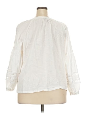 Who What Wear 3/4 Sleeve Blouse (view 2)