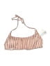 Roxy Stripes Orange Swimsuit Top Size M - photo 1