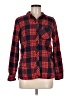 Gap Outlet 100% Cotton Plaid Red Long Sleeve Button-Down Shirt Size M - photo 1