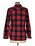Gap Outlet 100% Cotton Plaid Red Long Sleeve Button-Down Shirt Size M - photo 2