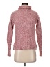 Point Sur Tweed Pink Turtleneck Sweater Size XXS - photo 1