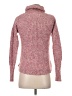 Point Sur Tweed Pink Turtleneck Sweater Size XXS - photo 2