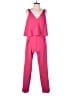 Trina Turk 100% Polyester Color Block Pink Jumpsuit Size 4 - photo 1