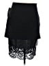 Zara Basic 100% Polyester Black Formal Skirt Size M - photo 1
