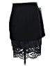 Zara Basic 100% Polyester Black Formal Skirt Size M - photo 2