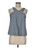 HD in Paris Blue Sleeveless Blouse Size 8 - photo 1