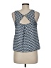 HD in Paris Blue Sleeveless Blouse Size 8 - photo 2