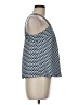 HD in Paris Blue Sleeveless Blouse Size 8 - photo 4