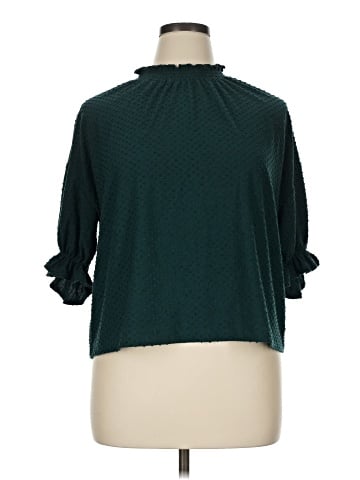 TeXTURE & THREAD Madewell 3/4 Sleeve Blouse (view 1)