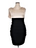 En Focus Studio Color Block Black Cocktail Dress Size 14 - photo 1