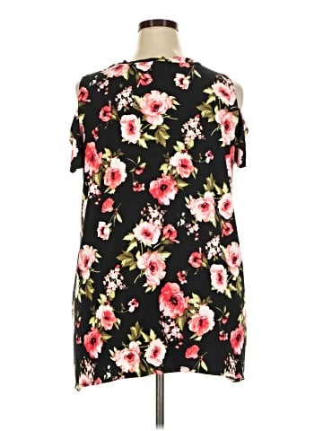 One Step Up Short Sleeve Blouse (view 2)