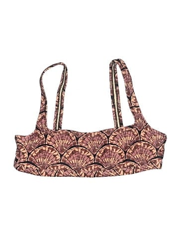 Madewell Madewell Second Wave Balconette Bikini Top in Painted Seashells (view 1)
