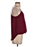 Lily White Burgundy Sleeveless Blouse Size S - photo 4