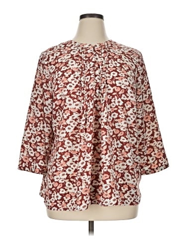 Croft & Barrow 3/4 Sleeve Blouse (view 1)