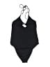 Hurley Solid Black One Piece Swimsuit Size XL - photo 1