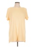 Liz Claiborne Yellow Short Sleeve Top Size L - photo 1