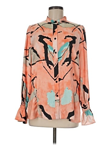 MING WANG Long Sleeve Blouse (view 1)