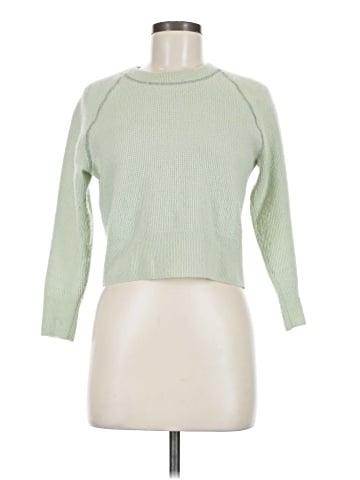 Madewell Cashmere Shrunken Sweatshirt (view 1)