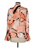 MING WANG Print Orange Long Sleeve Blouse Size M - photo 2