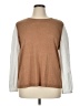 Chico's Color Block Brown Sweater Vest Size XL - photo 1