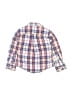 Mini Boden 100% Cotton Plaid Blue Long Sleeve Button-Down Shirt Size 2 - 3 - photo 2