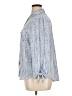 Jones New York Print Blue Long Sleeve Blouse Size XL - photo 5