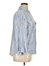 Jones New York Print Blue Long Sleeve Blouse Size XL - photo 4