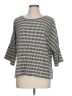 Max Studio Houndstooth Gray 3/4 Sleeve T-Shirt Size L - photo 1