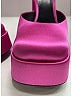 Versace 100% Satin Color Block Pink Heels Size EU (IT) 37 1/2 / US 7 1/2 - photo 4