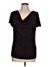 Grace Black Short Sleeve Top Size L - photo 1