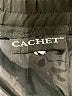 Cachet Solid Black Formal Skirt Size 8 - photo 4