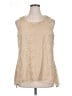 Brittany Black Ivory Sleeveless Blouse Size 1X - photo 1
