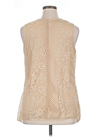 Brittany Black Sleeveless Blouse (view 2)