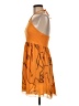 Zara Graphic Orange Cocktail Dress Size M - photo 5