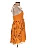Zara Graphic Orange Cocktail Dress Size M - photo 4