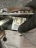 Brunello Cucinelli 100% Cotton Chevron-herringbone Gray Jeans Size 8 - photo 7