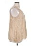 Brittany Black Ivory Sleeveless Blouse Size 1X - photo 4