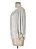 Love on a Hanger 100% Polyester Silver 3/4 Sleeve Blouse Size L - photo 5