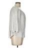 Love on a Hanger 100% Polyester Silver 3/4 Sleeve Blouse Size L - photo 4