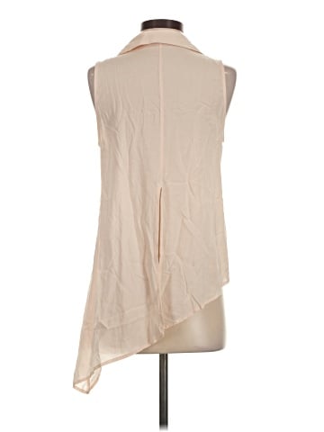 BCBGeneration Sleeveless Button-Down Shirt (view 2)