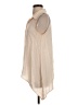 BCBGeneration 100% Rayon Tan Sleeveless Button-Down Shirt Size S - photo 5