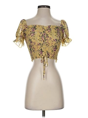 Blush Short Sleeve Blouse (view 1)