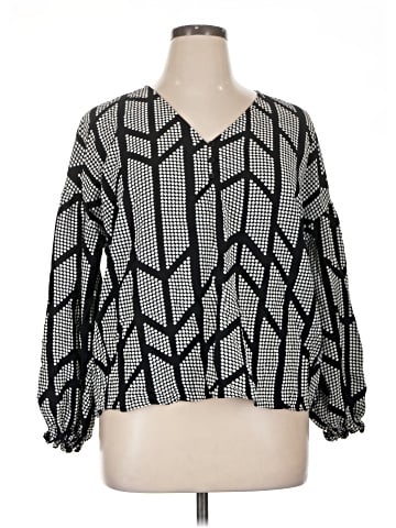 Alfani Long Sleeve Blouse (view 1)